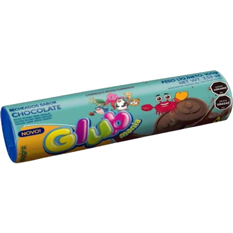 Glub Biscoito Recheado Chocolate 100g
