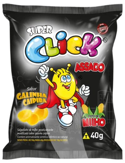 Super Click Galinha Caipira 40g