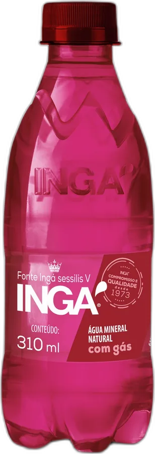 Ingá Colorida Vermelha Com Gás 310ml