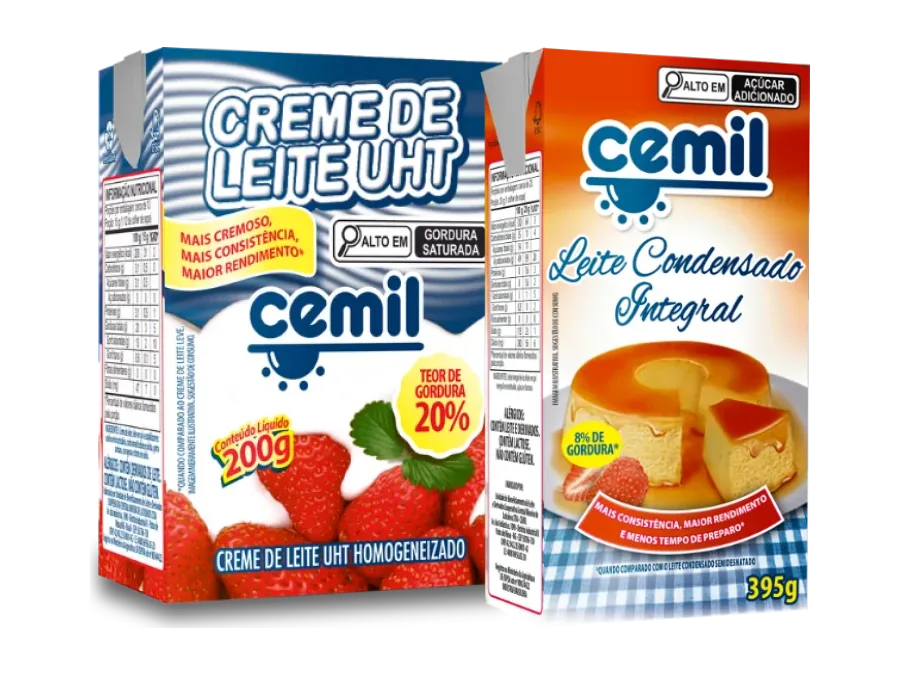 Cemil Creme de Leite e Leite Condensado